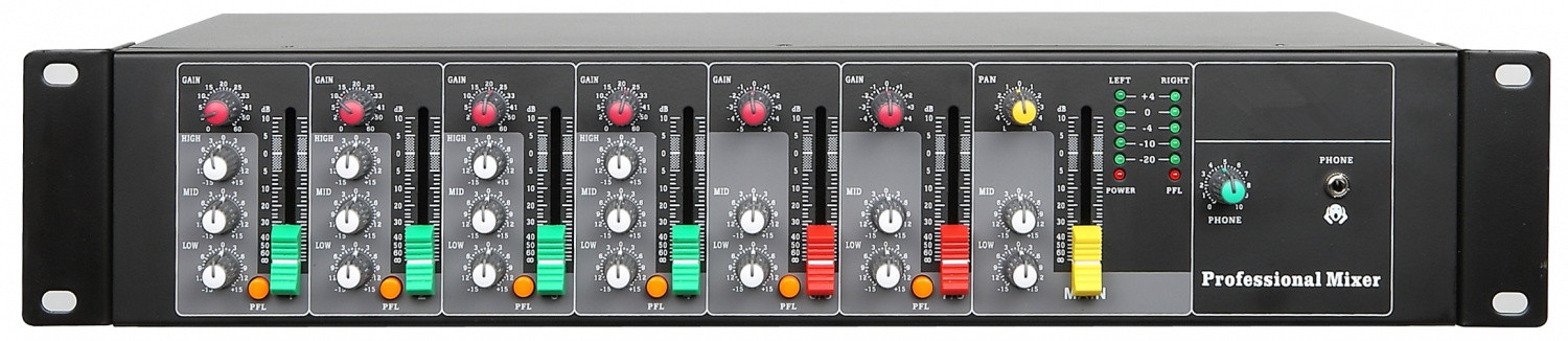 河北【精品】18路机架式调音台(2U)【怎么用?】